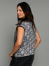The Relaxed Tee -  Grey Floral / Grey Plaid